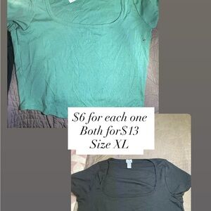 Green and Black women Shirts Set